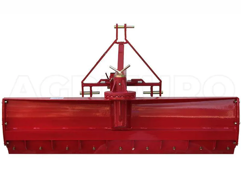 Niveleuse pour tracteur GeoTech DL180 à rotation lame 360° et Bras orientable