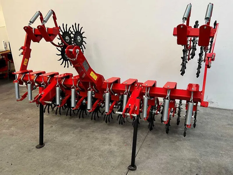 Ceccato Houe rotative 15E - 15 éléments sur ressort + roue étoilée