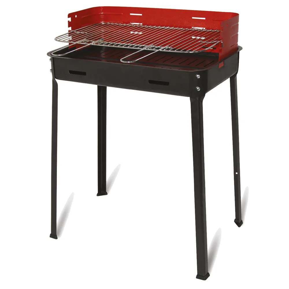 Mille Flavia s/r 55 - Barbecue à charbon en fer artisanal - 55,5x29,5 cm