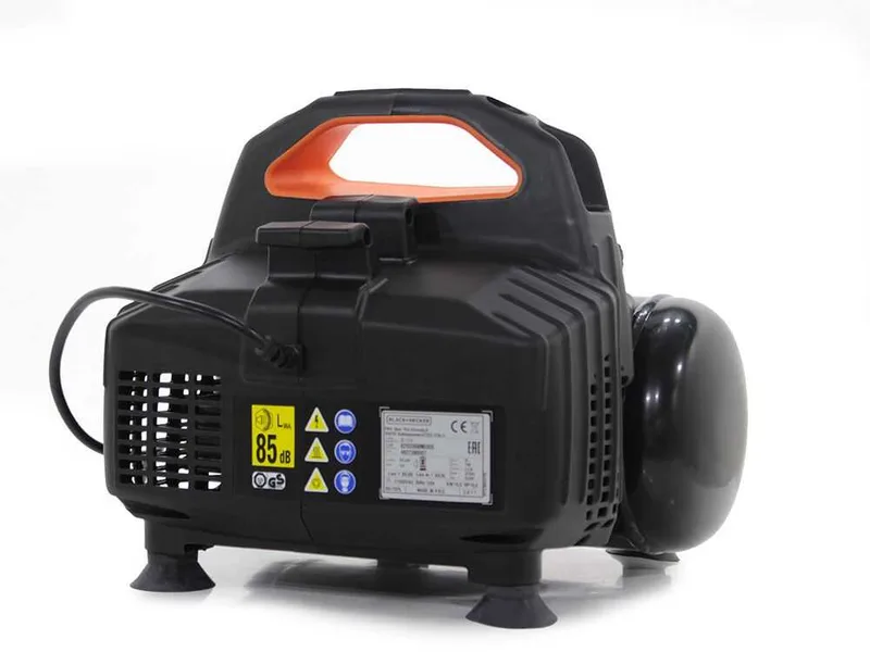 Black & Decker BD 55/6 - Compresseur d'air électrique portatif monophasé, oil-less - Moteur 0.5 CV - 6 L