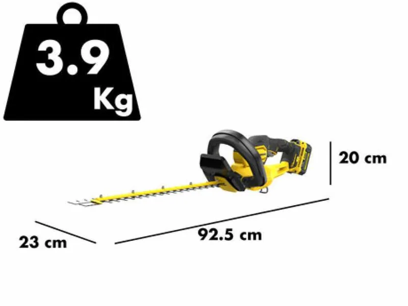 Taille-haies électrique à batterie stanley fatmax V20 - 18V - 4AH