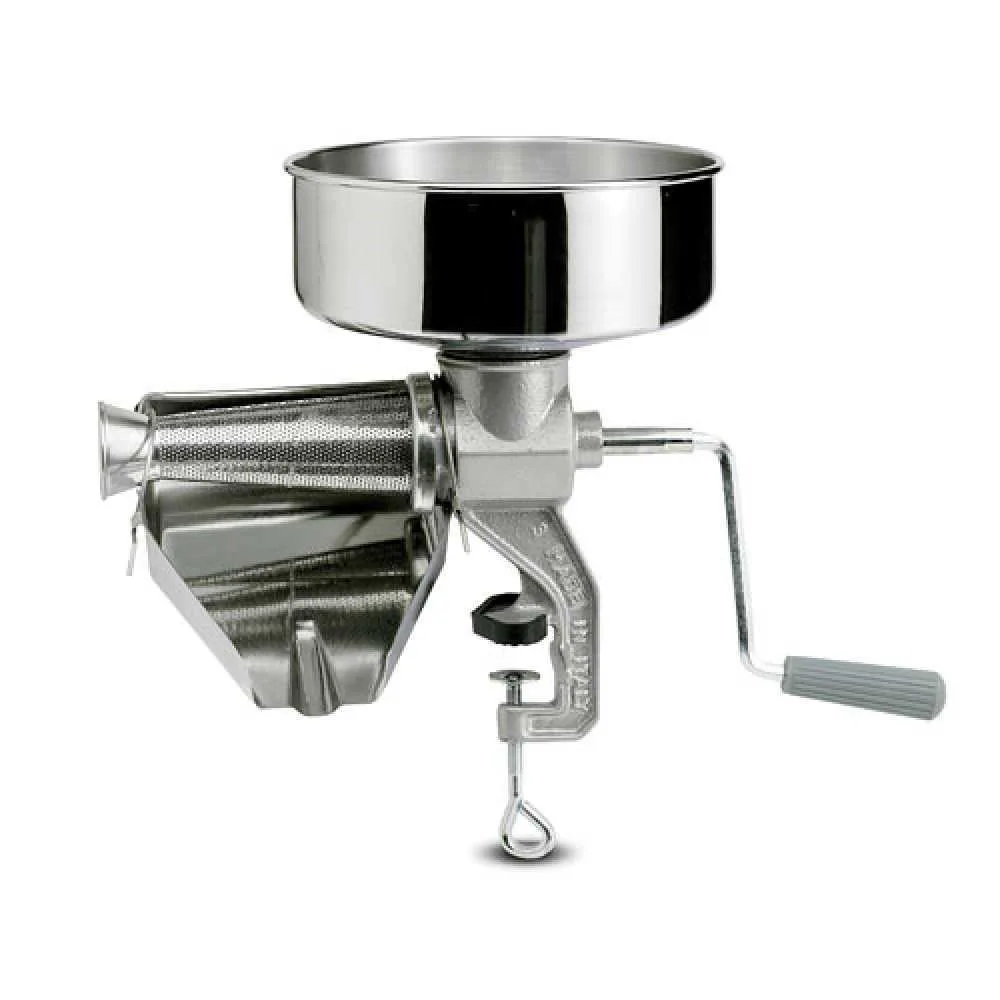 Reber 8603 N - Presse-tomates Manuel N°3 - collecteur et bac de récupération en acier INOX