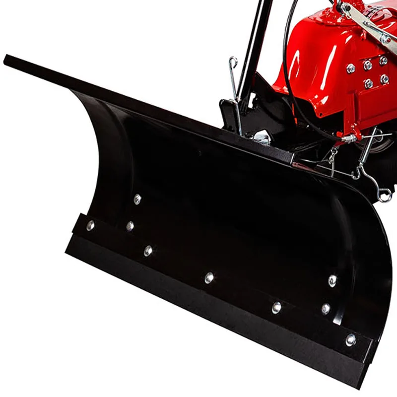 Accessoire lame à neige frontale pour Eurosystems TM 70 - P 70 - lame large 85 cm avec bande en caoutchouc