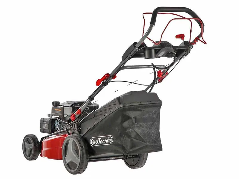 GeoTech Pro S53-225 BMSGW ES - Tondeuse à gazon tractée 4en1 - Démarrage électrique