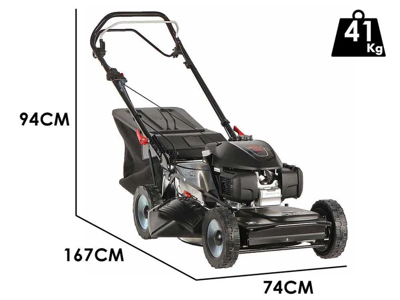 Tondeuse à gazon professionnelle Marina Systems MX 4-MAXI 52 SH 4-en-1 - moteur Honda GCVX 200
