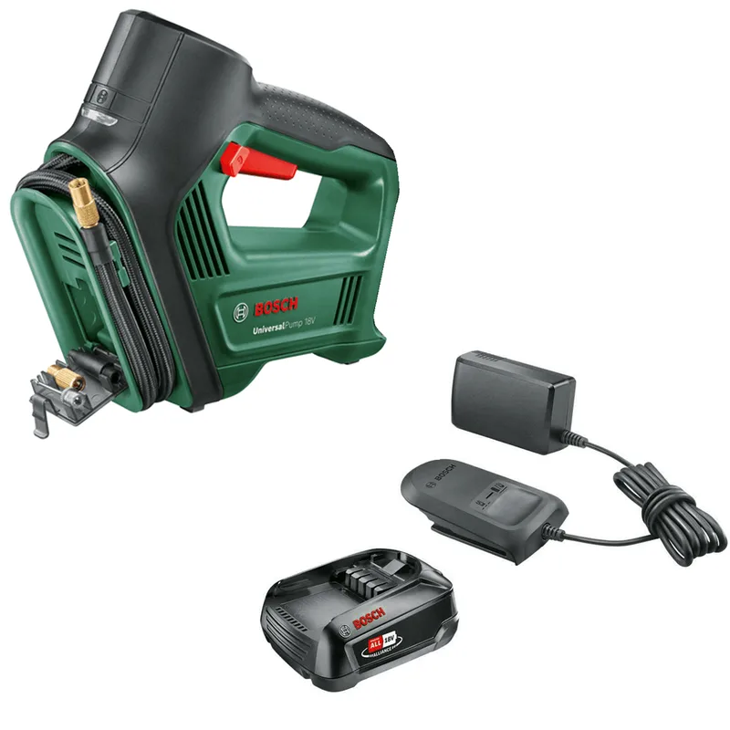 Bosch Universal Pump - Compresseur d'air à batterie - 18V - 2 Ah