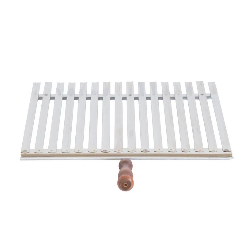 Cruccolini - Grille en acier inoxydable - Poignée en bois anti-brûlure