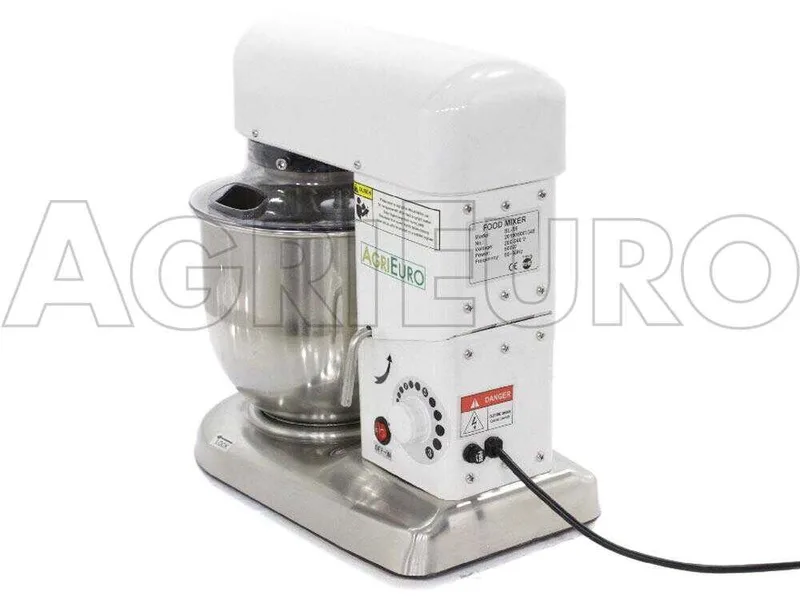 Batteur mélangeur planétaire FP107 cuve INOX de 7,5 Litres - Multi-accessoires démontables