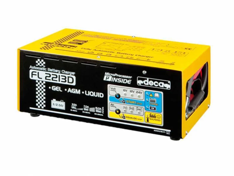 Deca FL 2213D - Chargeur de voiture - mainteneur de charge électronique - monophasé - batteries 6-12-24V