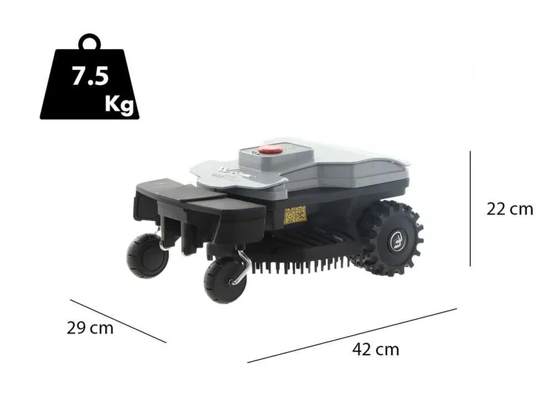 Robot tondeuse Wiper IKE XH10R - Contrôle via APP - Largeur de coupe 18 cm