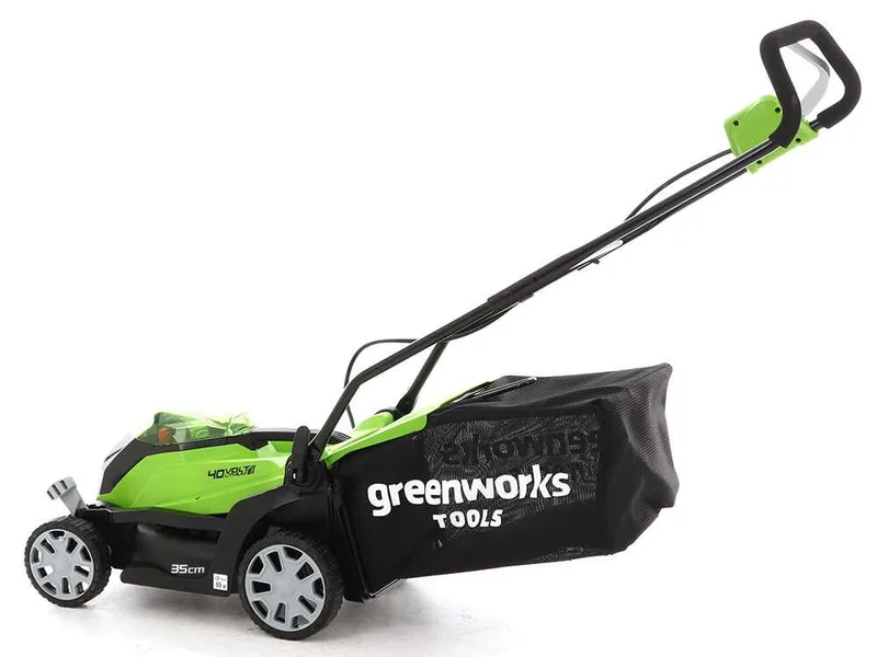 Greenworks G40LM35 Tondeuse à gazon à batterie 40V/4Ah - coupe 35 cm