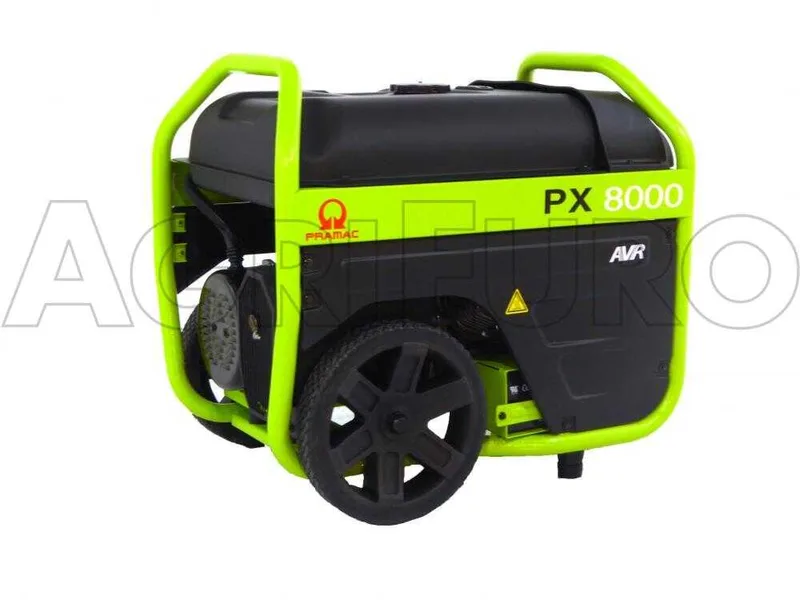 Pramac PX 8000 - Groupe électrogène 5.4 KW monophasé à essence - sur chariot - dém. électrique