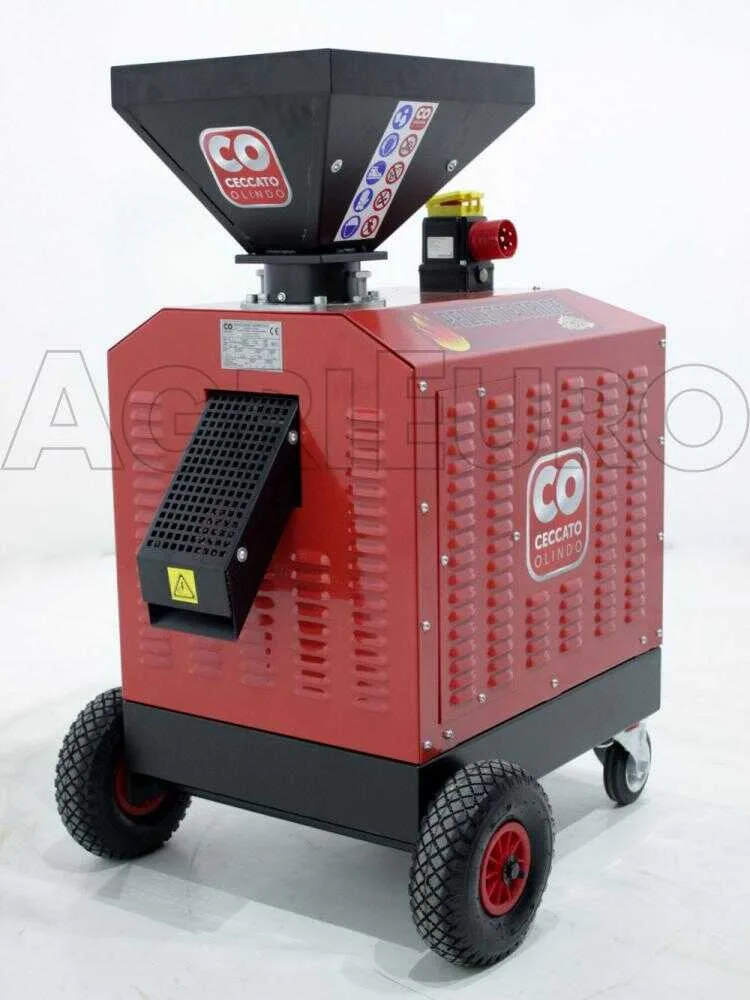 Ceccato Olindo Presse à pellets Triphasée 5,5 CV - Fabrication de pellets pour le chauffage