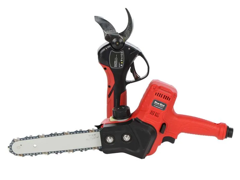 Blue Bird PS 22-40 + CS22-08 - Kit Sécateur + Élagueuse à batterie - 43.2V 4Ah - Diamètre de coupe 40 mm