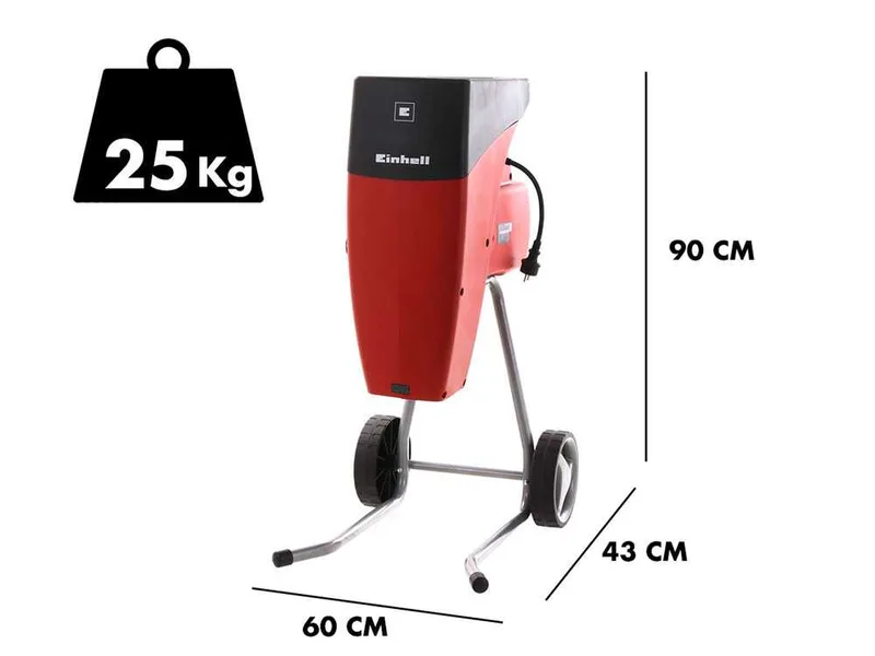 Einhell GC-RS 2540 - Broyeur de végétaux électrique - Avec rouleau (engrenage)