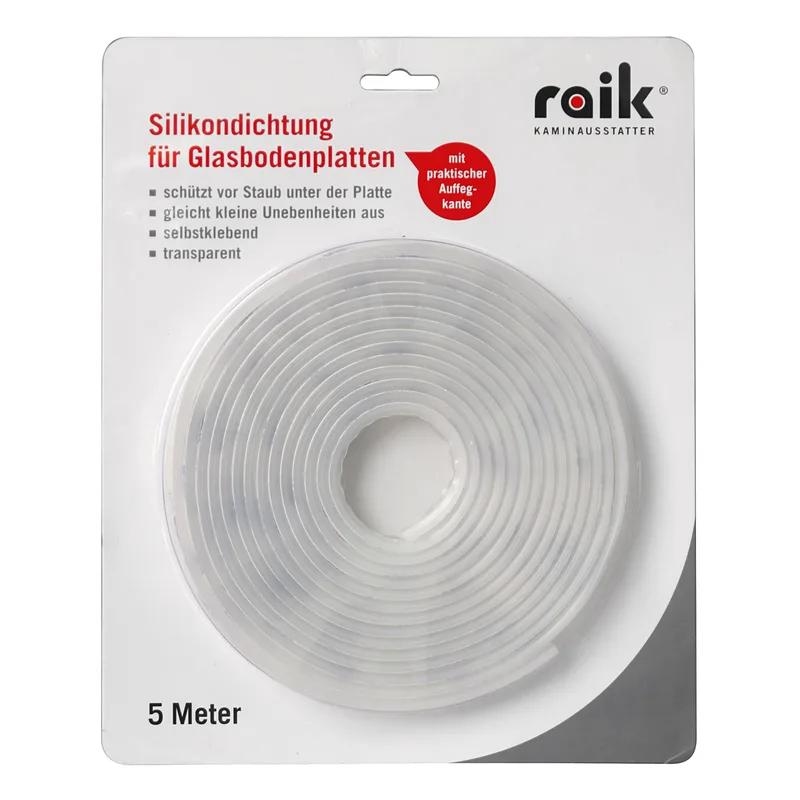 Raik joint en silicone pour plaque de verre à 4 couches, 5 mètres