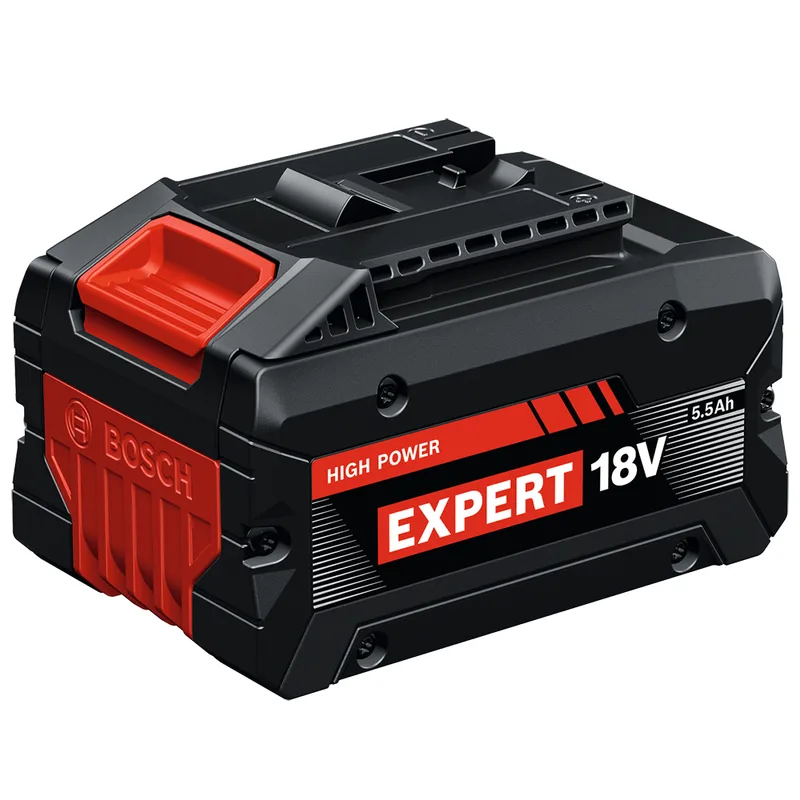 Bosch Expert EXBA18V-55 pour la gamme Blue Professional – Batterie au lithium 18 V – 5,5 Ah