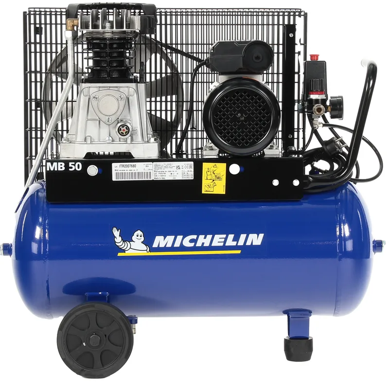 Michelin MB 50/268 MC - Compresseur d'air électrique par courroie - Moteur 2 CV - 50 l