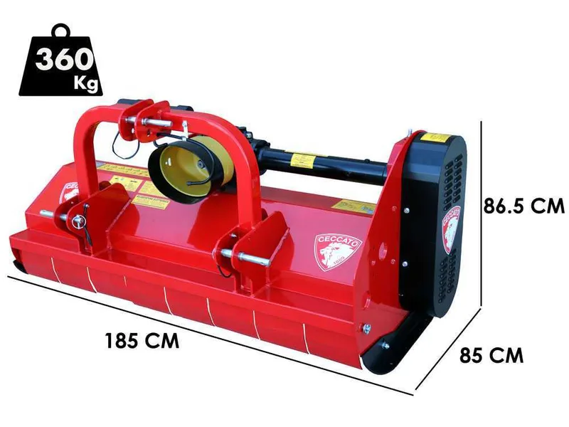 Ceccato Trincione 380 - T1600F - Broyeur à tracteur Attelage Fixe - Série medium-lourde