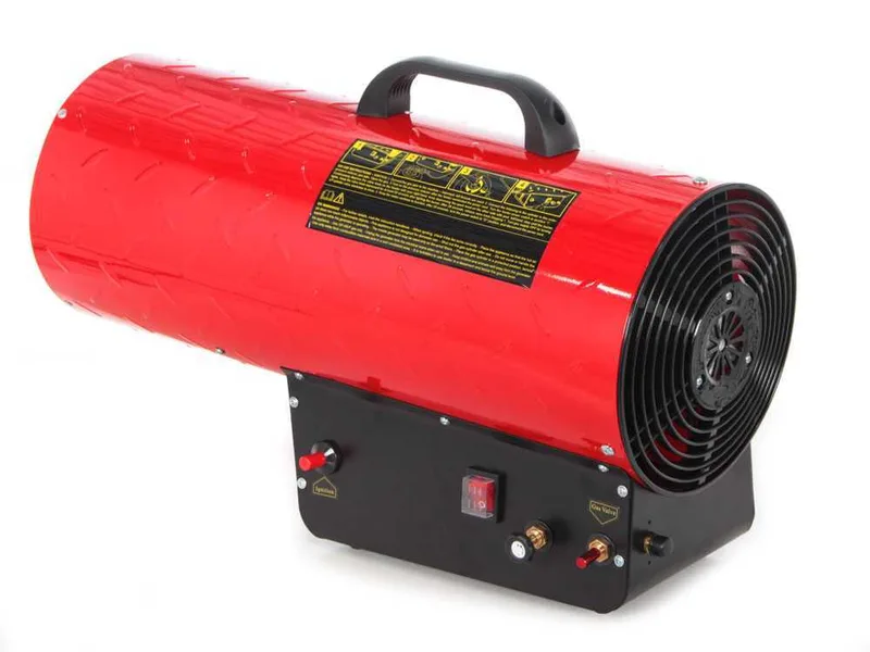Générateur d'air chaud à gaz GeoTech GH 5300 F - démarrage piézoélectrique manuel