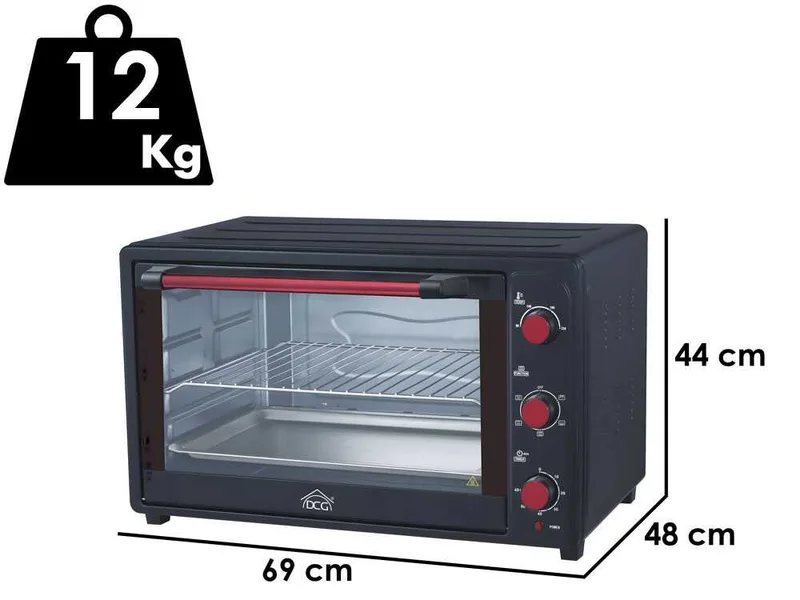 DCG MB9865 - Four électrique ventilé - 65 L 2200 W