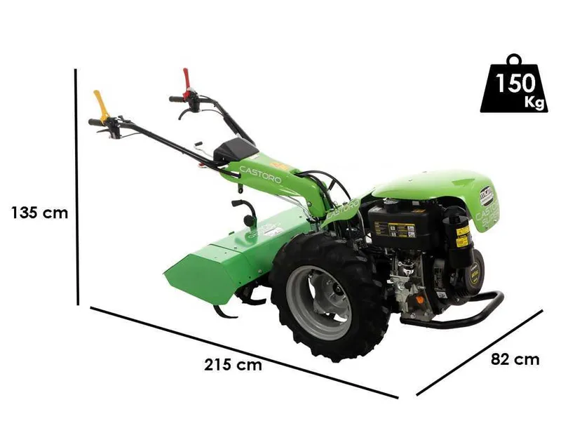 Lampacrescia MGM Castoro Super -Motoculteur diesel - Loncin D440F - 11 CV