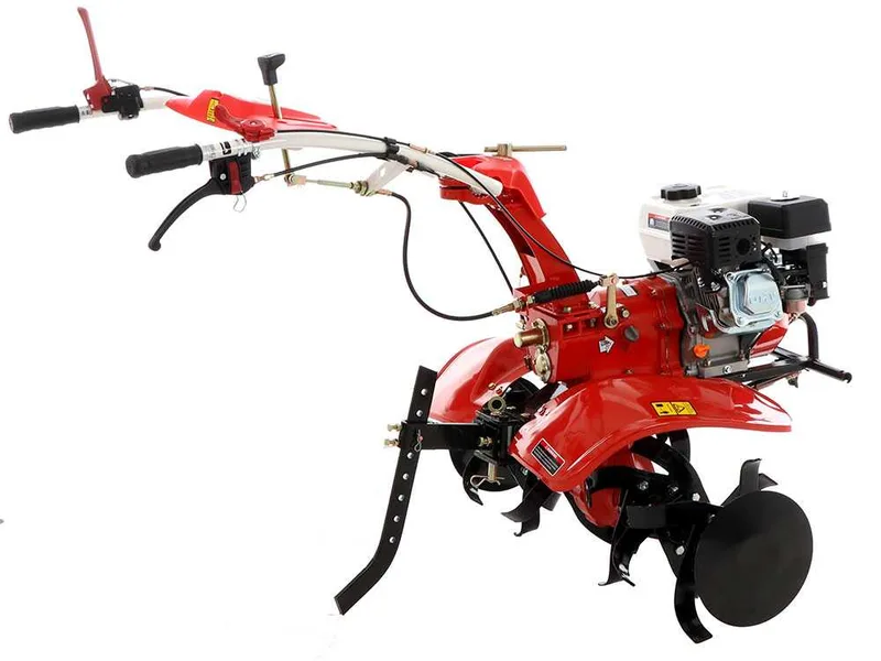 GeoTech Pro PGT 900 - Motobineuse à essence 7 CV avec boîte 2+1 et transmission à engrenages