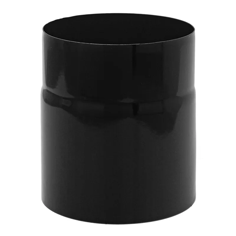 Tube de fumée / Tuyau de poêle émaillé 130mm - 150mm Noir