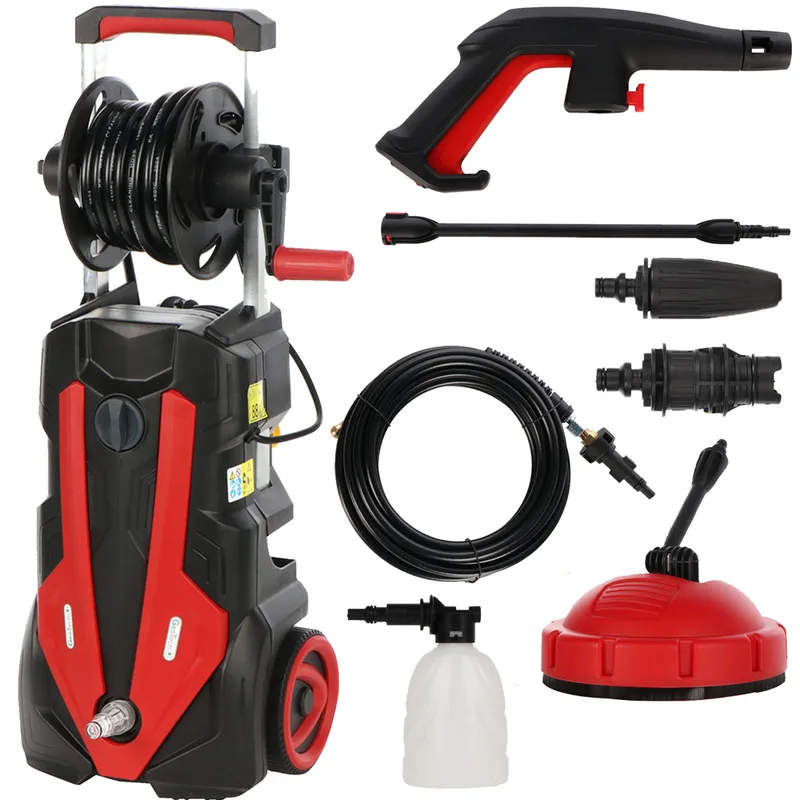 GeoTech Jetty 165 - Nettoyeur haute pression + Kit patio et déboucheur - 165 bar - 450 l/h