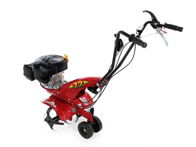 Eurosystems Z2 RM - Motobineuse à essence - Moteur Loncin 123 T