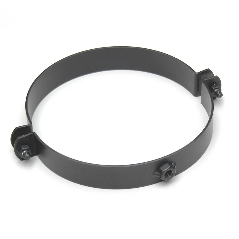 Raik Basic collier de tuyau de fumée 150mm gris fonte pour tuyau de fumée / conduit de fumée