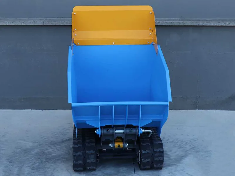 Seven Italy TH500 KM178-E - Brouette à chenilles avec benne dumper hydraulique 500 kg - Transmission hydrostatique