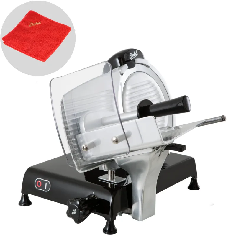 Berkel Red Line 250 Noire - Trancheuse avec lame en acier de 250 mm