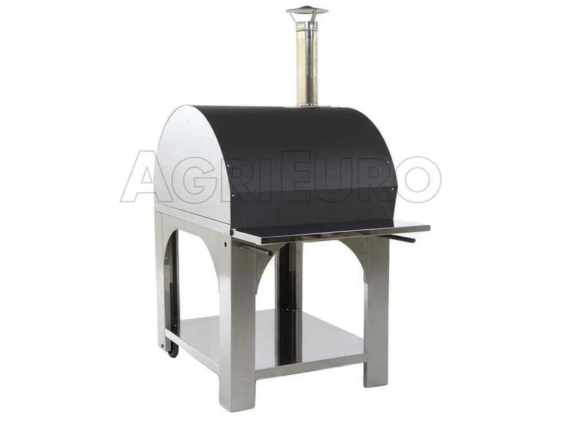Cibus Inox - Four à bois à pizza d'extérieur - 5 pizzas