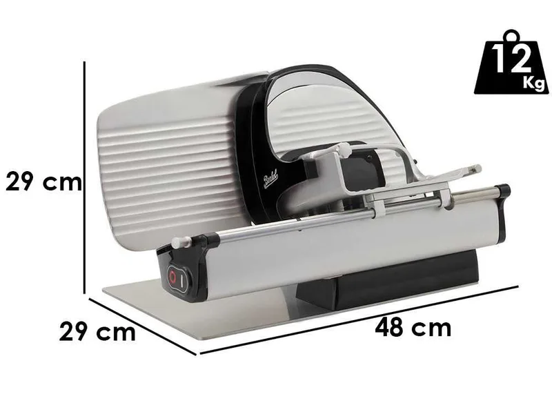Berkel Home Line Plus 200 Noire - Trancheuse avec lame de 195 mm