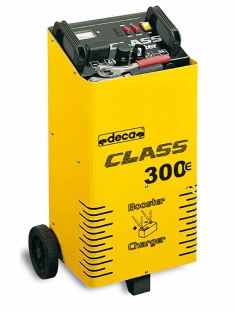 Deca class booster 300E - Chargeur de batterie/démarreur - sur chariot - monophasé - batteries 12-24V
