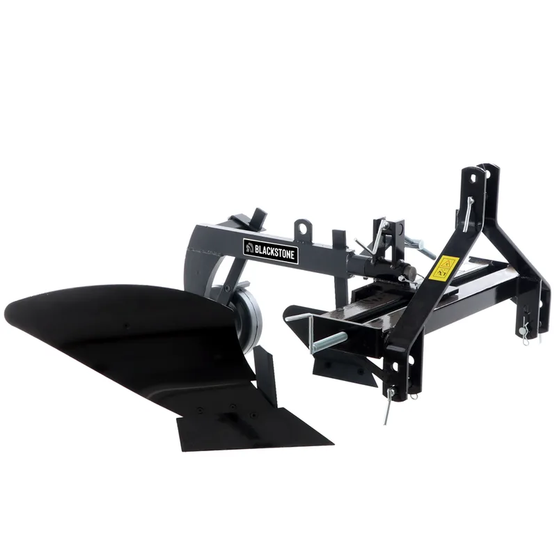 BlackStone B-BPS 35 – Charrue mono-soc – Réglage latéral manuel par vis - Pour tracteurs avec attelage à trois points