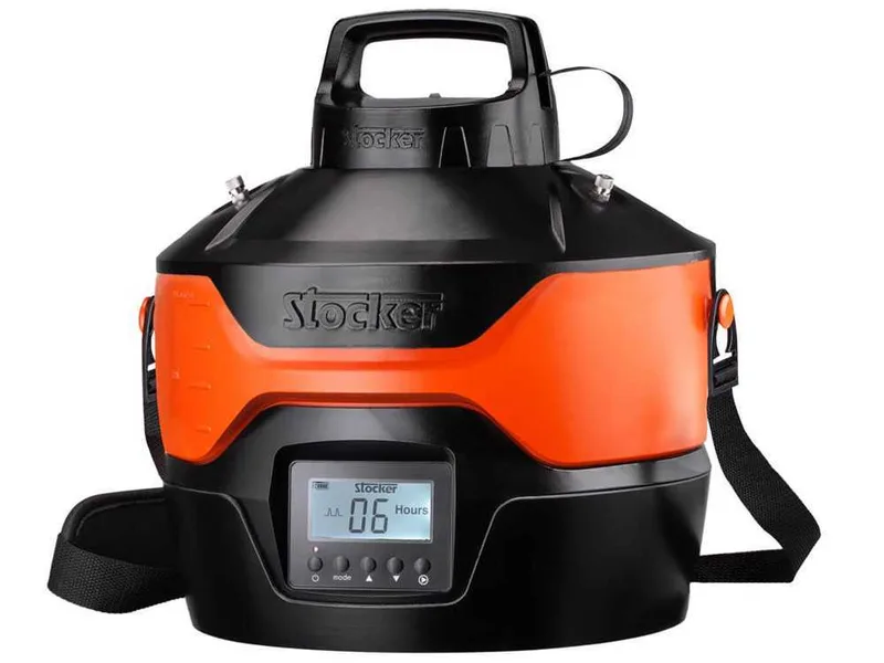 Stocker Geyser 4L Orange - Nébuliseur anti-moustiques de jardin à batterie - 12 V 2,5 Ah