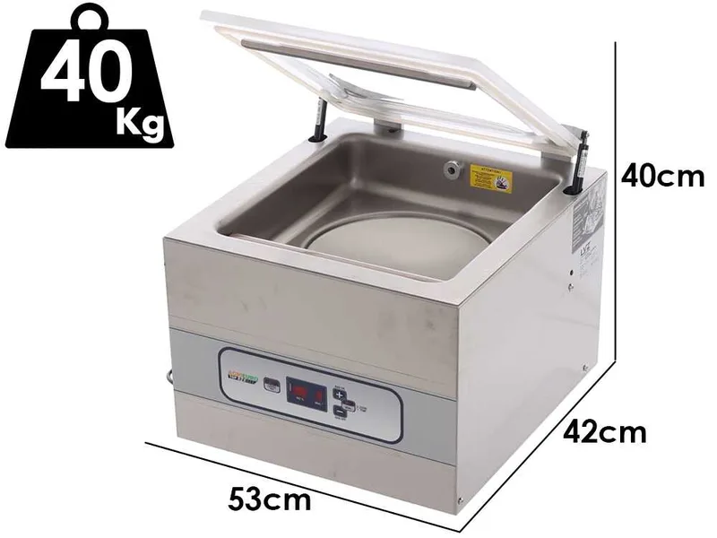 Machine sous vide à cloche Euro 3500 Inox - Barre de soudure 35 cm