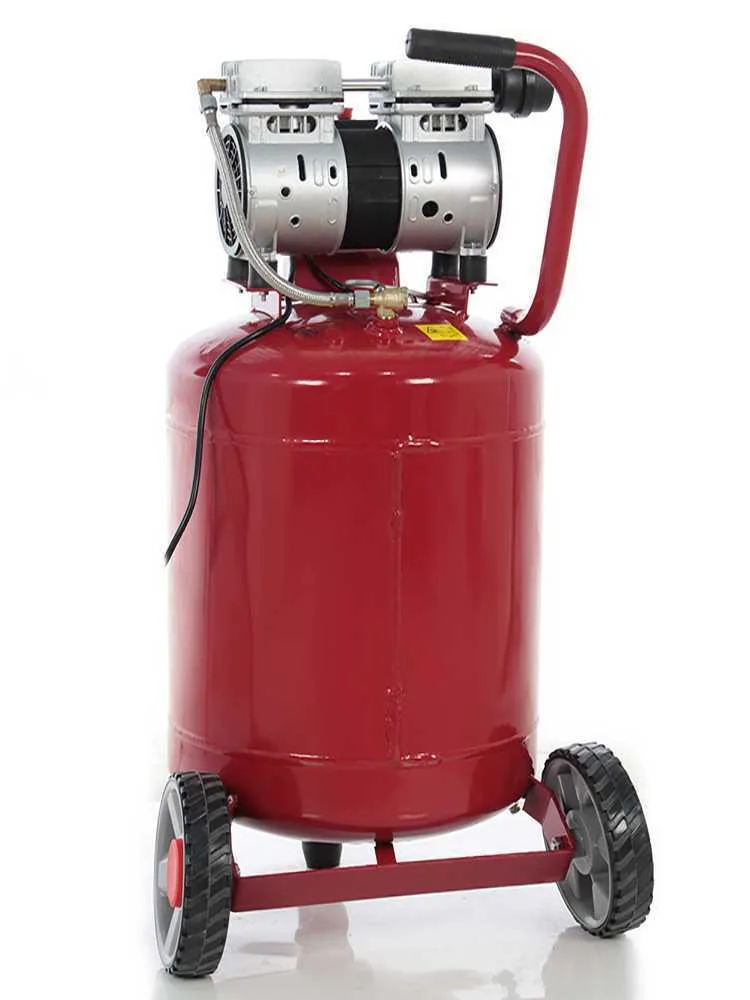GeoTech S-AC50V-8-10 - Compresseur d'air électrique oilless - Moteur 1 CV - 50 L Vertical Silencieux