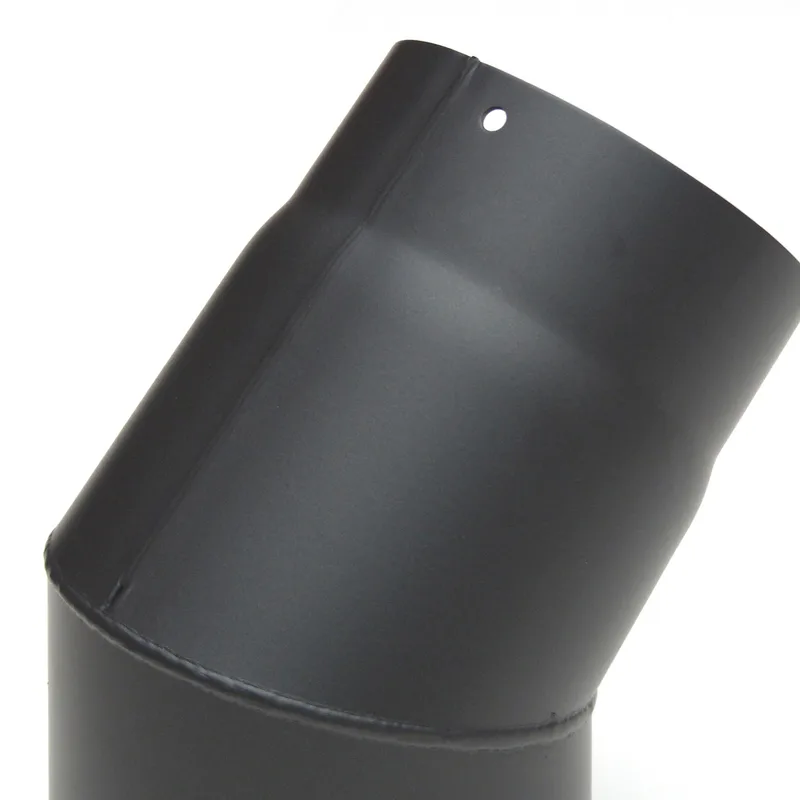 Raik Basic coude de tuyau de fumée 120mm gris fonte 45° sans porte pour tuyau de fumée / conduit de fumée