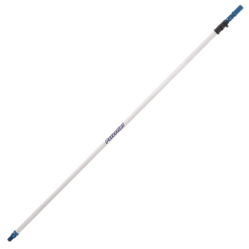 Perche télescopique en aluminium pneumatique Paterlini Blu Light - 2,5 / 3,50 mt