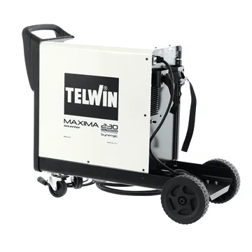 Poste à souder inverter à fil Telwin Telwin Maxima 230 Synergic - pour mig-mag/flux/brazing/mma/tig DC - lift - gaz/no gaz