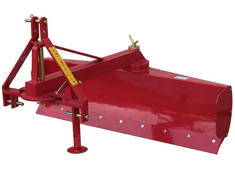 Niveleuse pour tracteur GeoTech DL200 à rotation lame 360° et Bras orientable