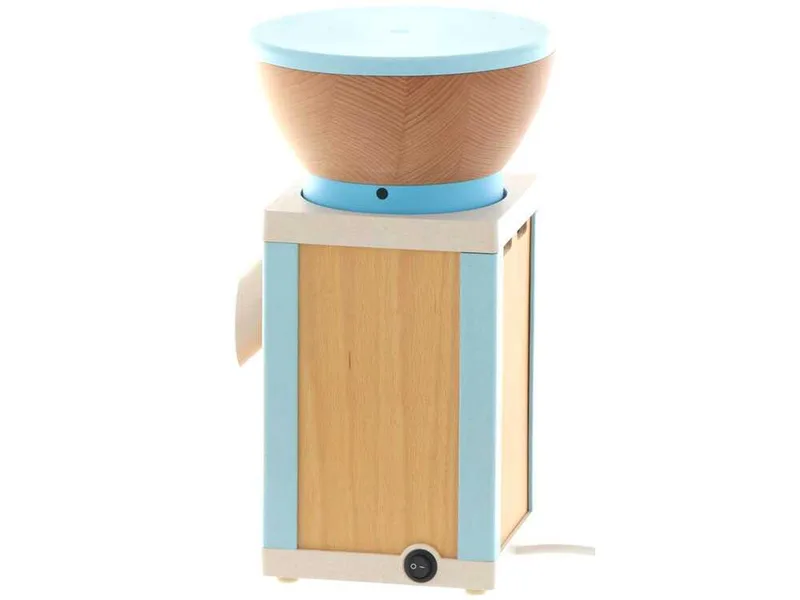 Komo KoMoMio Bleu - Moulin à farine en hêtre avec meules en pierre - 360W