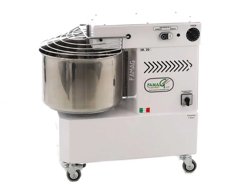 Pétrin à spirale Famag IM20 NEW - moteur électrique monophasé - 18 KG