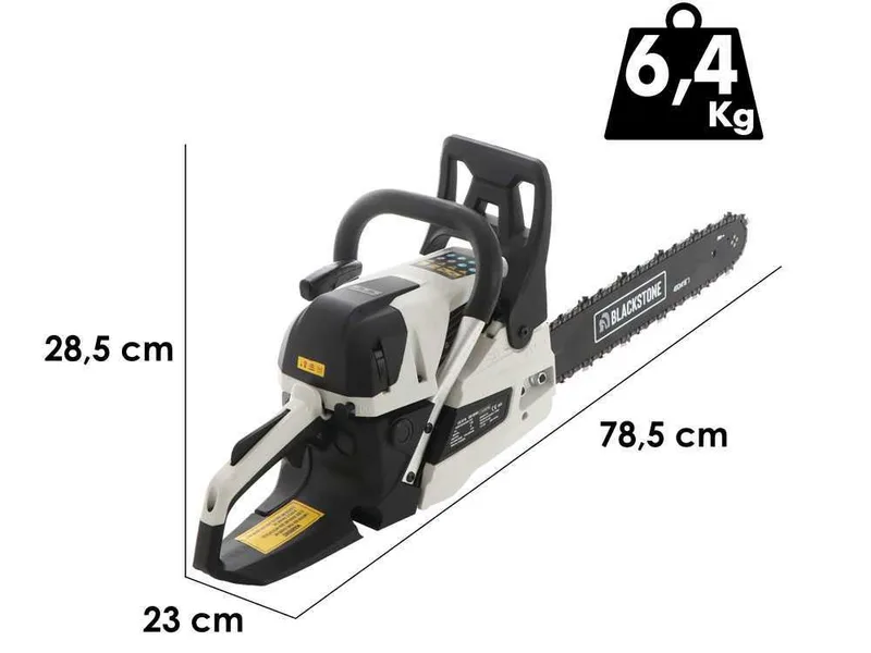 BlackStone LCS 37-16 - Tronçonneuse de coupe thermique - Lame de 40 cm