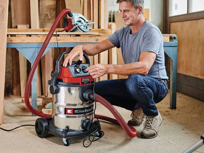 Einhell te-vc 2580 sacl - Aspirateur eau et poussière - 25 L - 1100 W