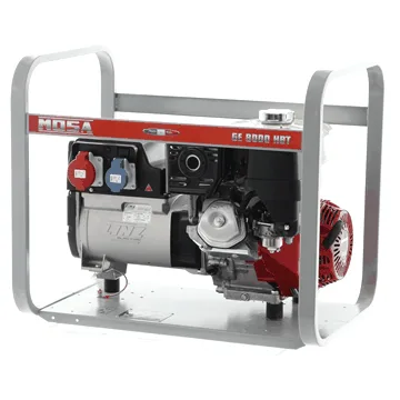 MOSA GE 8000 HBT - Groupe électrogène 6.4 KW triphasé - Alternateur italien - Moteur Honda GX390