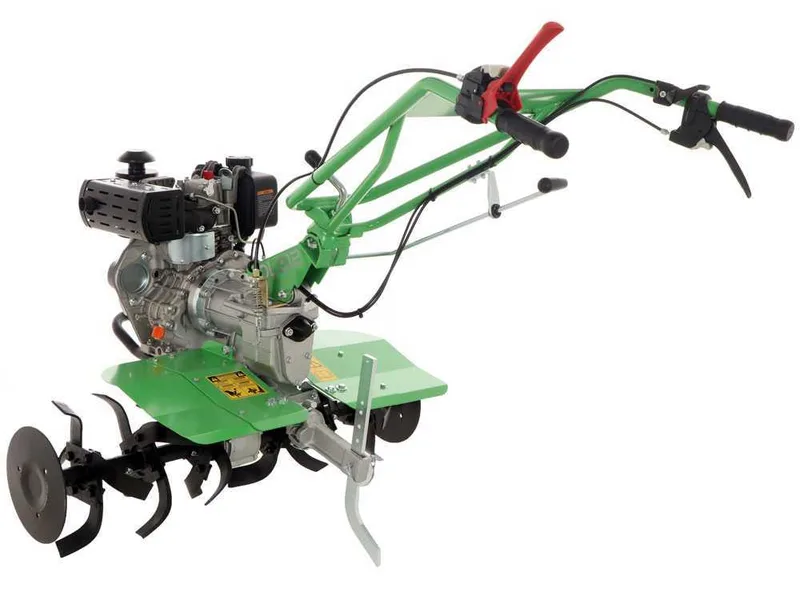 Lampacrescia MGM DL812 - Motobineuse diesel 5 CV - Moteur Loncin